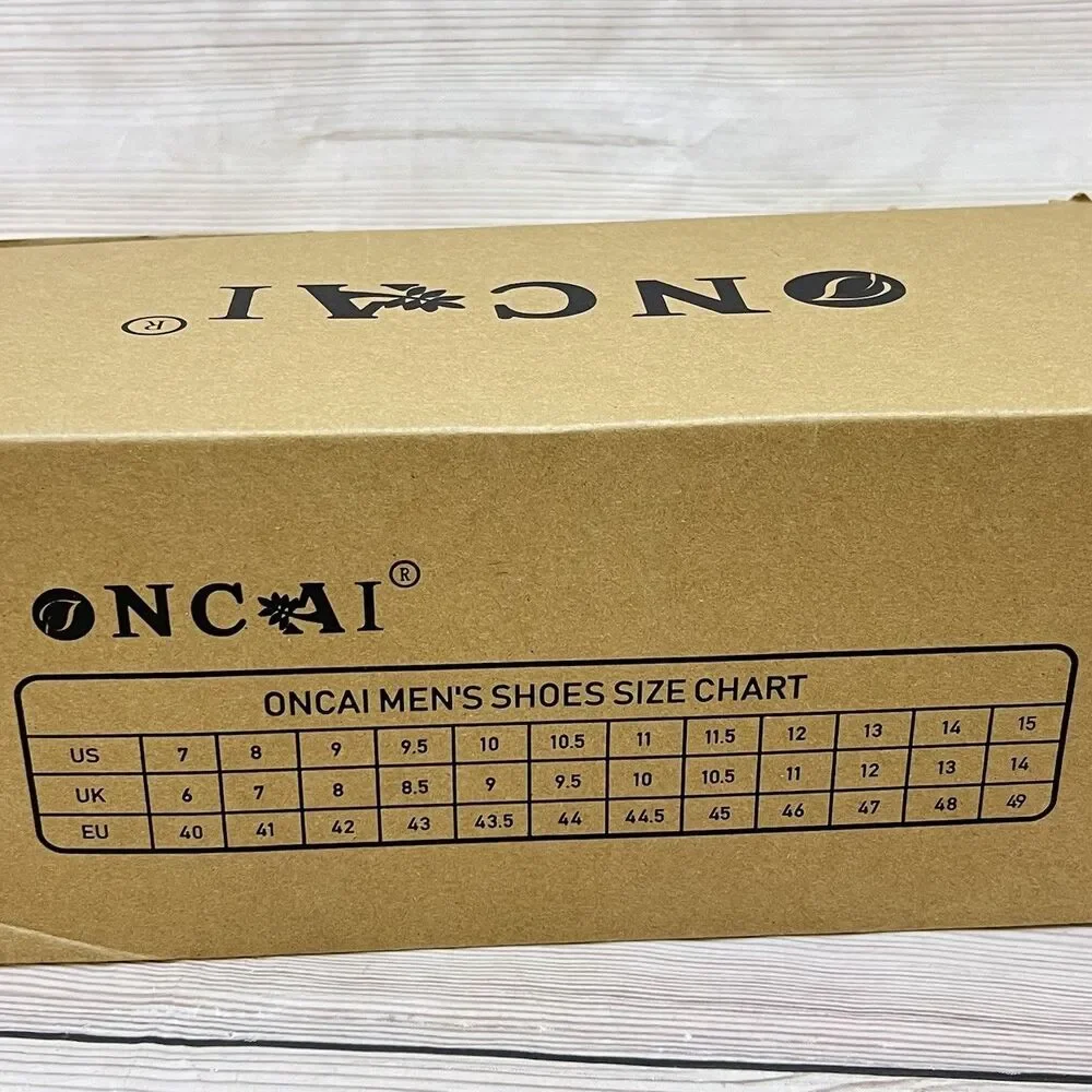 ONCAI Hiking Orthotic Sport Sandals Mens 15 Blue Recovery Walking Arch Support
